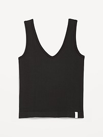 View large product image 3 of 7. Rib-Knit Seamless Tank Top