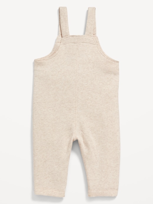View large product image 2 of 2. Unisex Sleeveless Button-Front Overalls for Baby