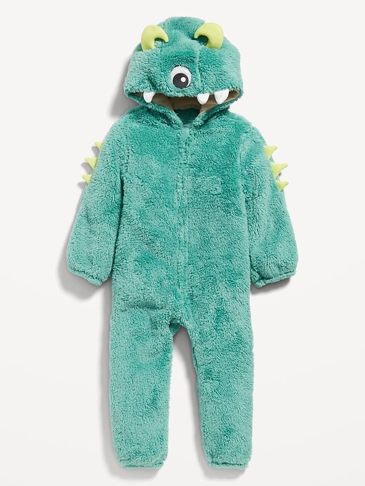 View large product image 1 of 3. Unisex Monster Costume Hooded One-Piece for Toddler