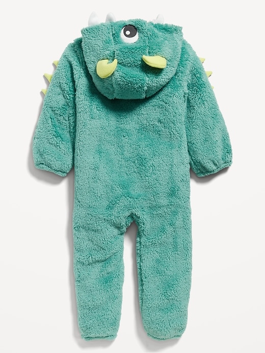 View large product image 2 of 3. Unisex Monster Costume Hooded One-Piece for Toddler