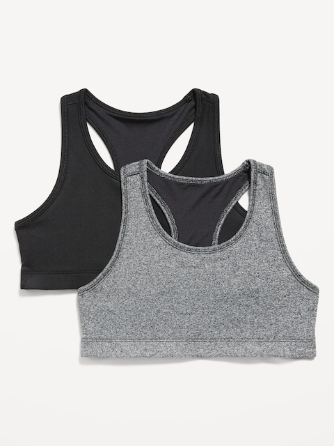 Racerback PowerPress Sports Bra 2-Pack for Girls