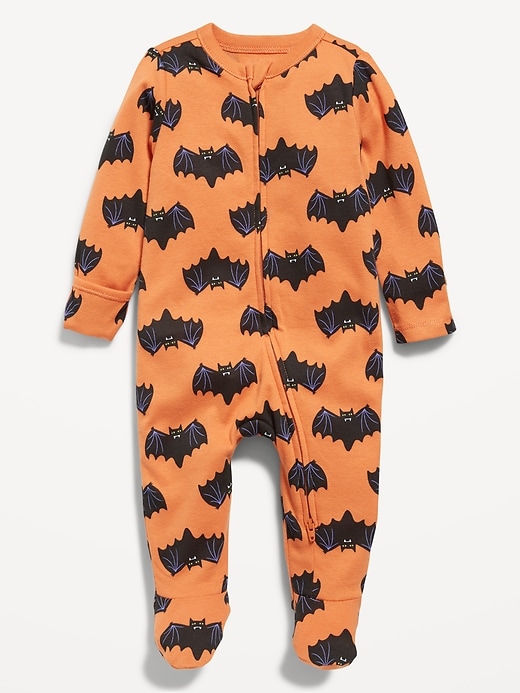 View large product image 1 of 2. Matching Unisex 2-Way-Zip Sleep & Play Footed One-Piece for Baby
