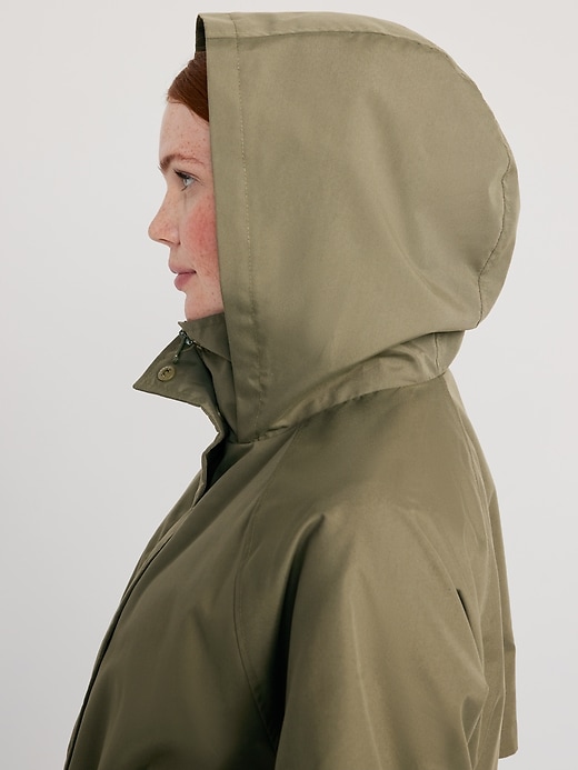 Image number 4 showing, Water-Resistant Trench Coat for Women
