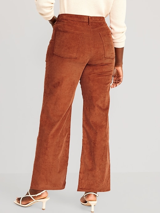 Image number 6 showing, Higher High-Waisted Wide-Leg Corduroy Pants
