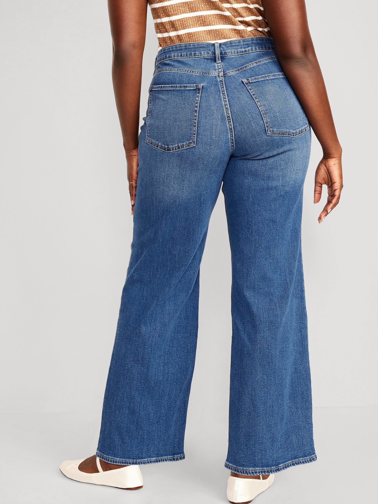 High Waisted Wow Wide Leg Jeans For Women Old Navy