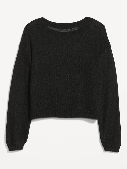 Sheer Boat-Neck Sweater | Old Navy