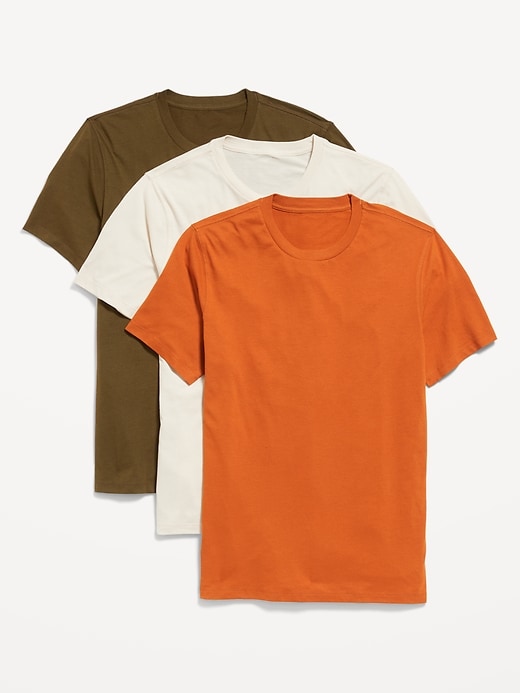 View large product image 1 of 3. Soft-Washed Crew-Neck T-Shirt 3-Pack