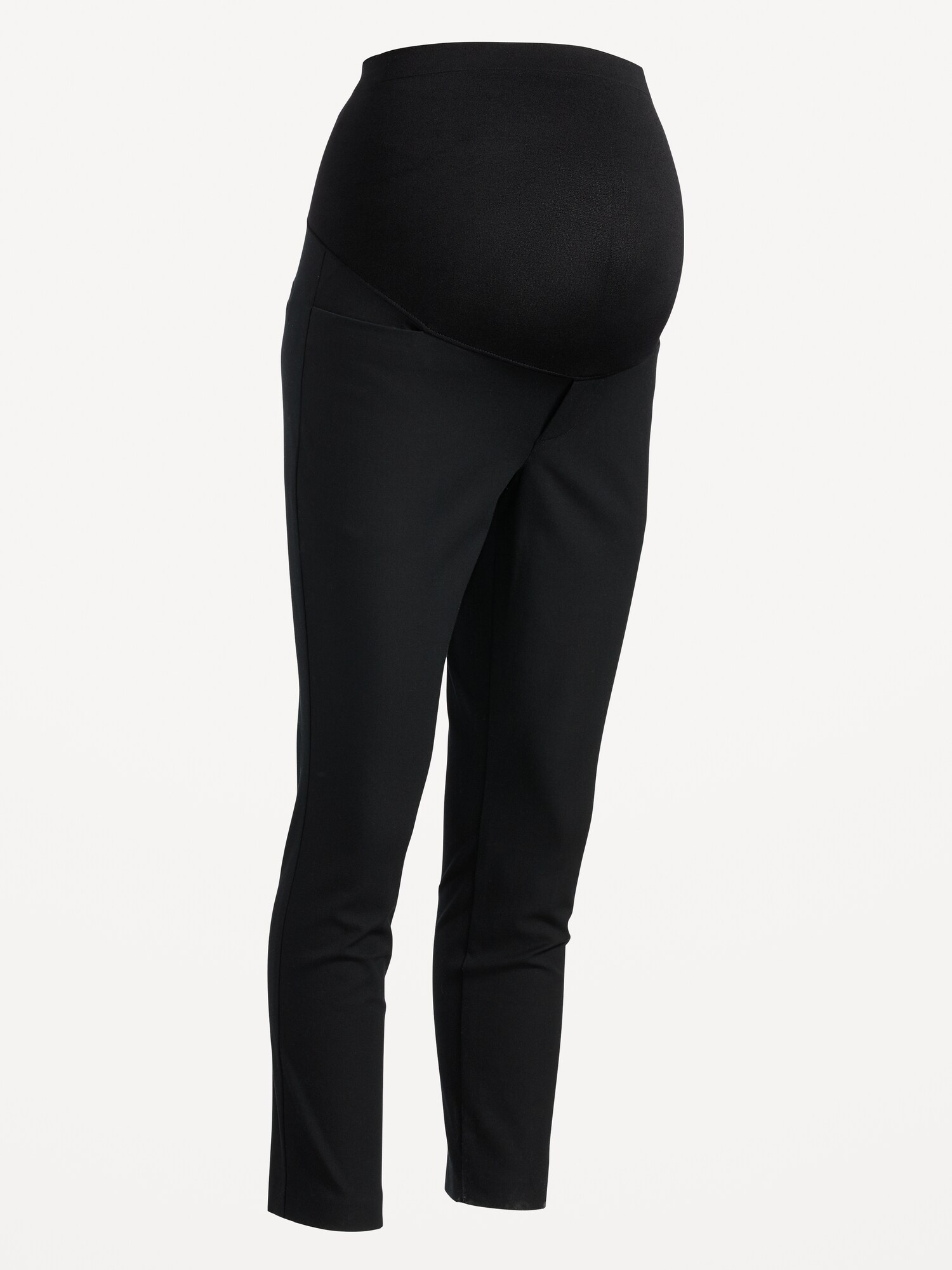 Женские брюки Old Navy Maternity Full-Panel Pixie Ankle, цвет: Чёрный — фото 4