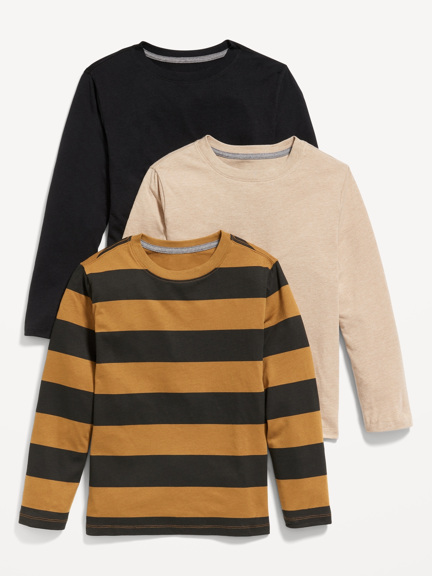 Softest Printed LongSleeve TShirt 3Pack for Boys Old Navy