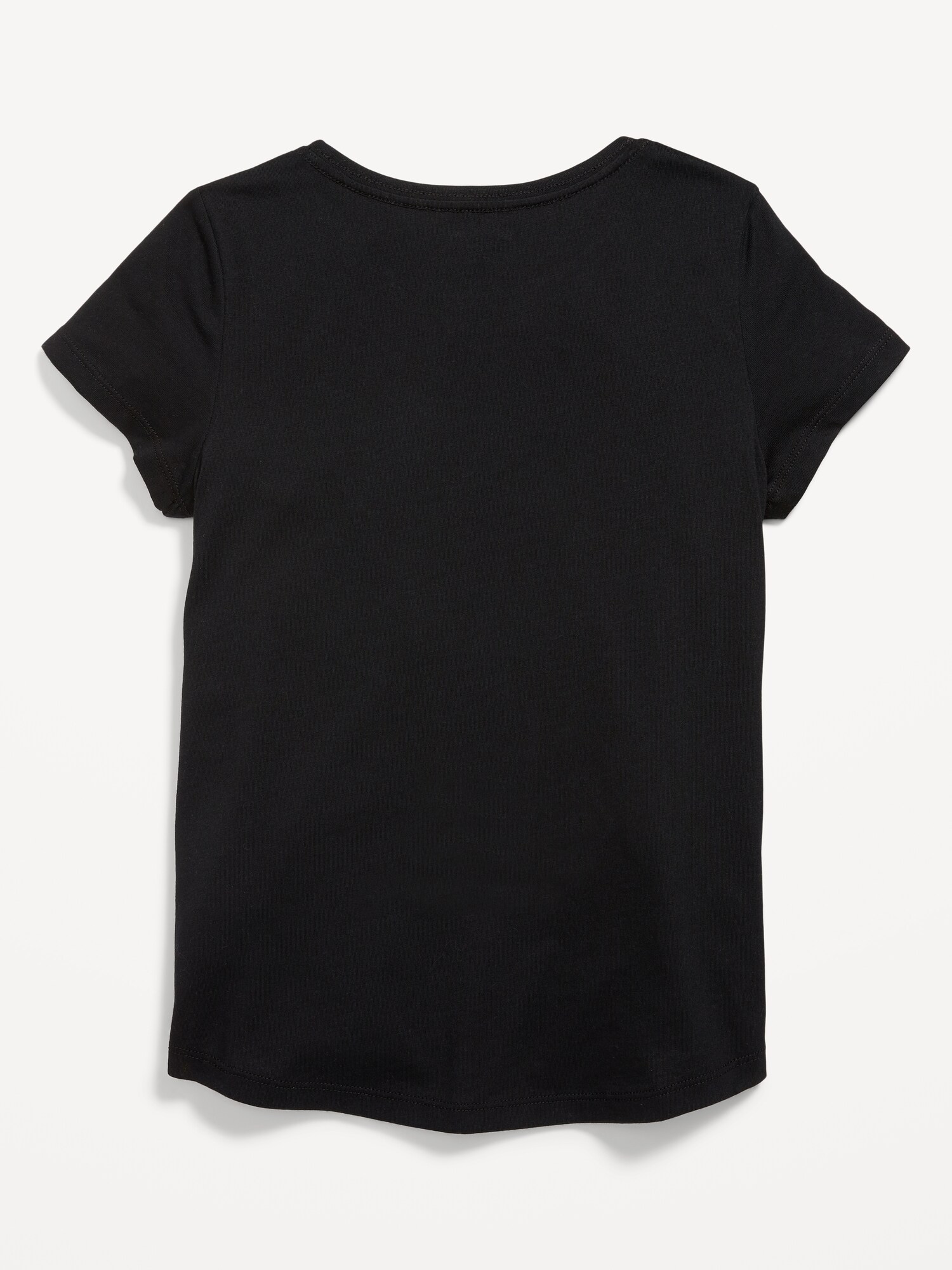 Softest Short-Sleeve Heart-Pocket T-Shirt for Girls