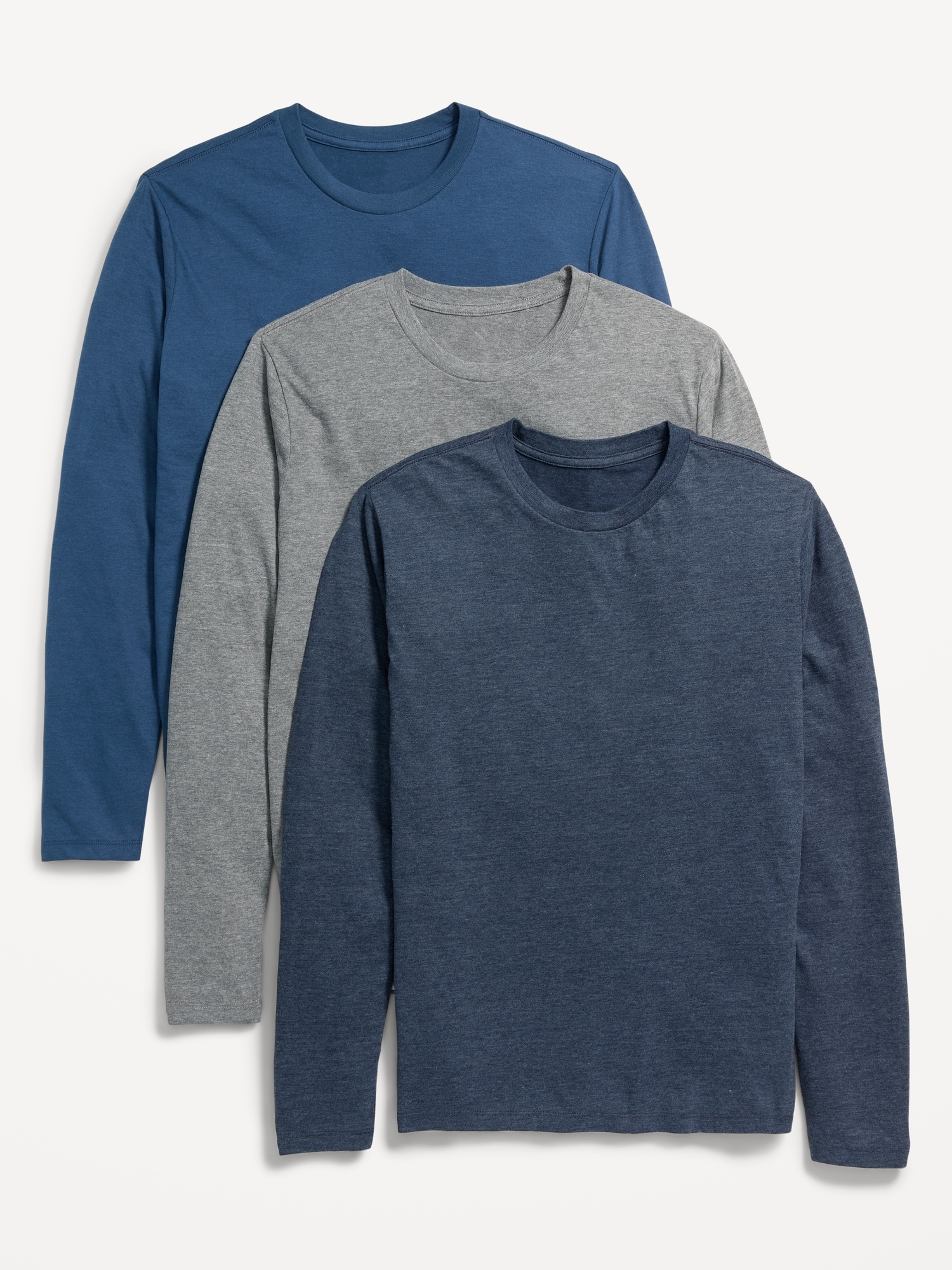 Soft-Washed Long-Sleeve T-Shirt 3-Pack for Men