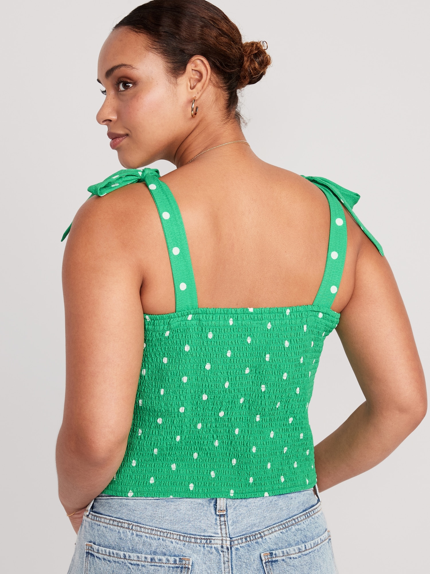 ON HOLD, Zara corset top, Green flower print , Size