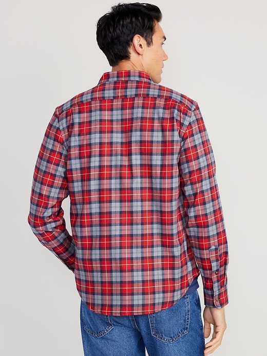 Image number 2 showing, Regular-Fit Built-In Flex Everyday Plaid Shirt