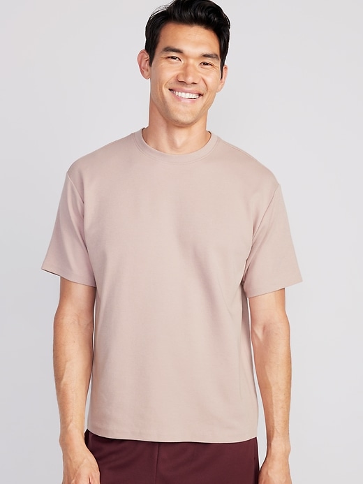 Image number 1 showing, Boxy Crew-Neck Performance T-Shirt