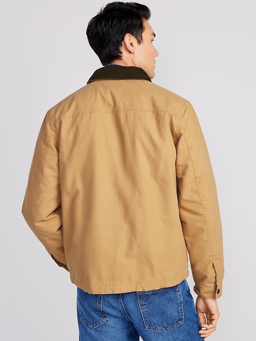 Image number 2 showing, Cozy-Lined Canvas Barn Coat