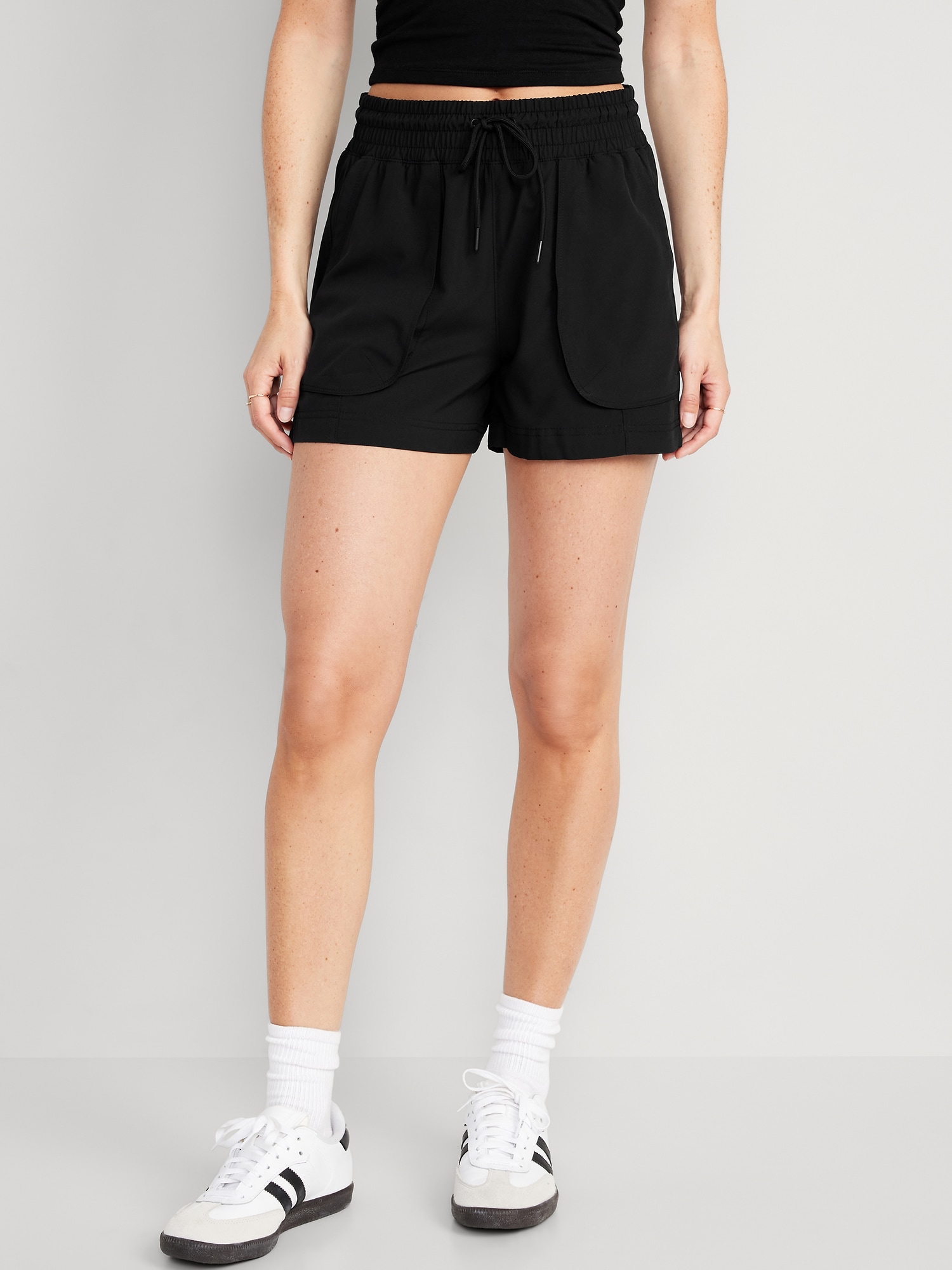 Old Navy Women's High-Waisted StretchTech Shorts -- 4-inch inseam