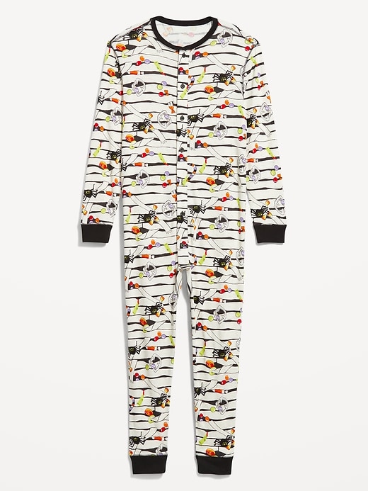 Image number 4 showing, Matching Halloween One-Piece Pajamas