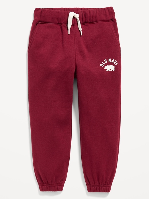View large product image 1 of 1. Unisex Logo Cinched-Hem Sweatpants for Toddlers