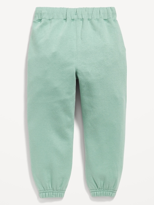 View large product image 2 of 2. Unisex Logo Cinched-Hem Sweatpants for Toddlers