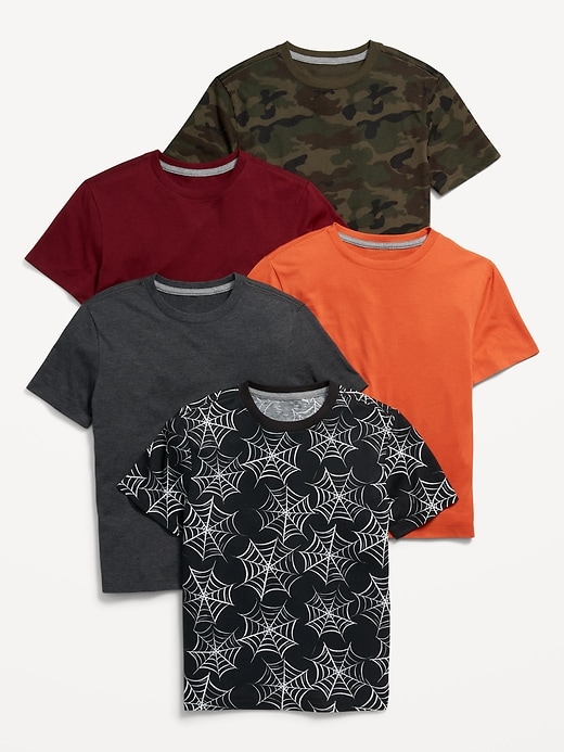 View large product image 1 of 1. Softest Graphic T-Shirt 5-Pack for Boys