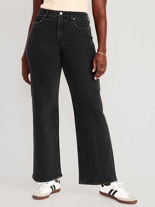 Image number 5 showing, Extra High-Waisted Wide-Leg Jeans