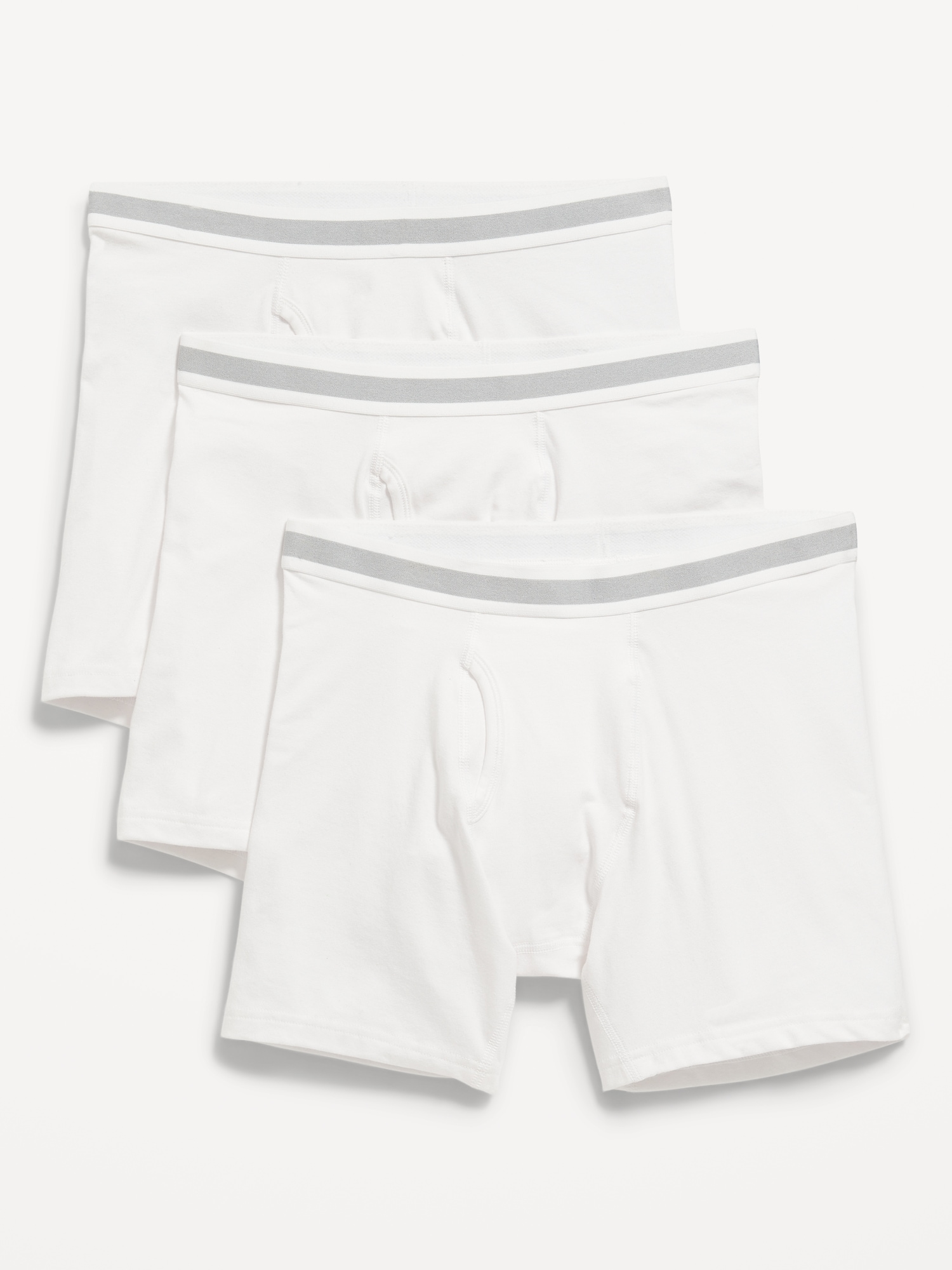 Printed Built-In Flex Boxer-Brief Underwear 3-Pack -- 6.25-inch inseam ...