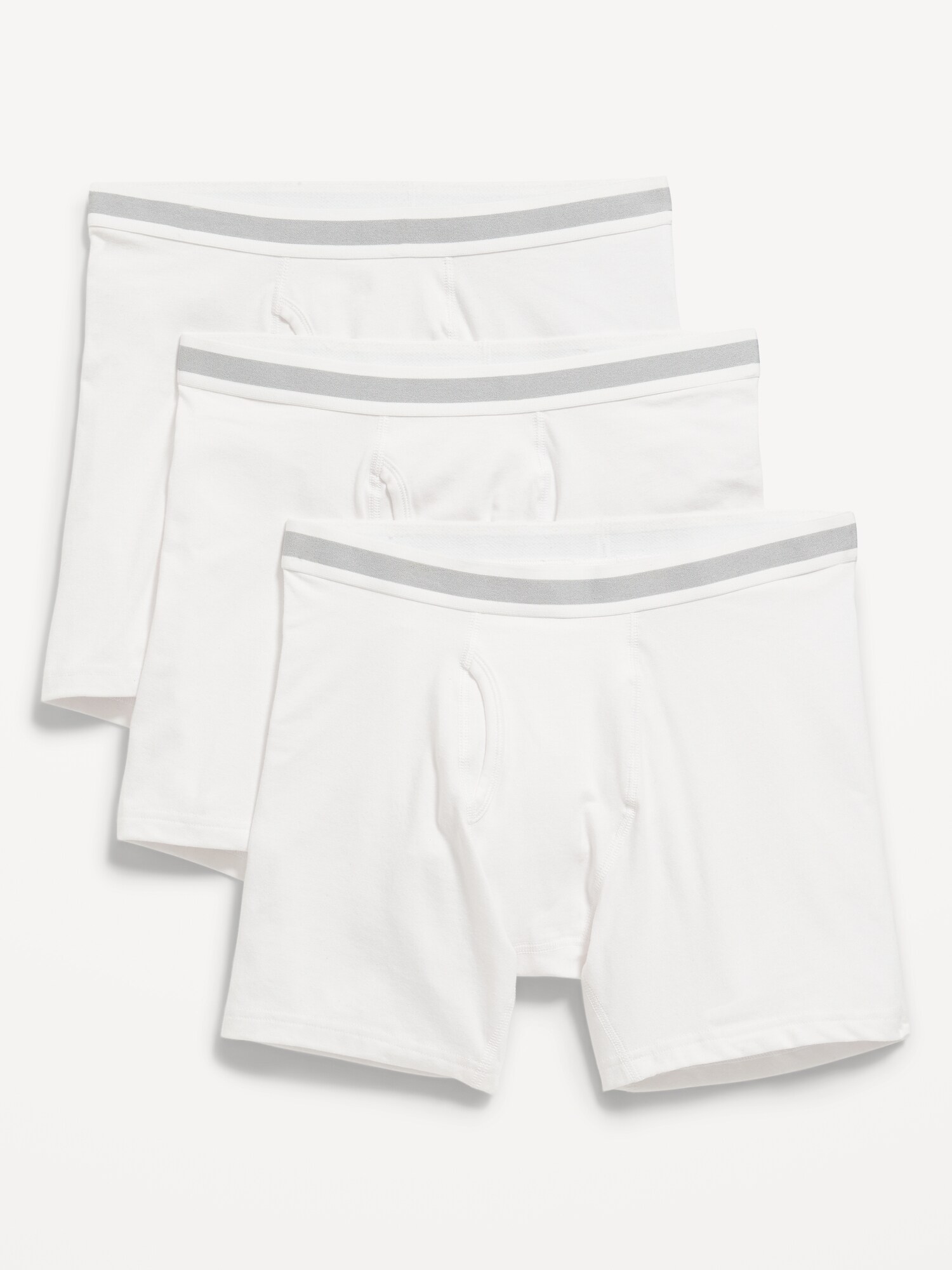 Printed Built In Flex Boxer Brief Underwear 3 Pack 6 25 inch Inseam 