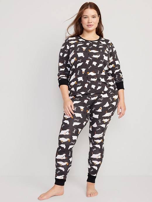 Image number 7 showing, Matching Halloween Print Pajama Set