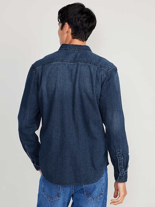 Image number 2 showing, Regular Fit Jean Utility Shirt
