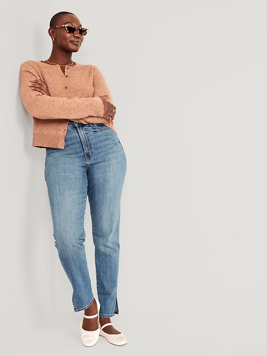 Image number 3 showing, Higher High-Waisted OG Straight Ankle Jeans