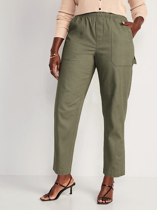 High-Waisted Pulla Utility Pants | Old Navy