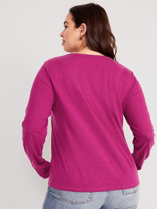 Image number 6 showing, EveryWear Long-Sleeve Slub-Knit T-Shirt