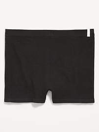 View large product image 4 of 8. Seamless Mid-Rise Rib-Knit Boyshort Underwear