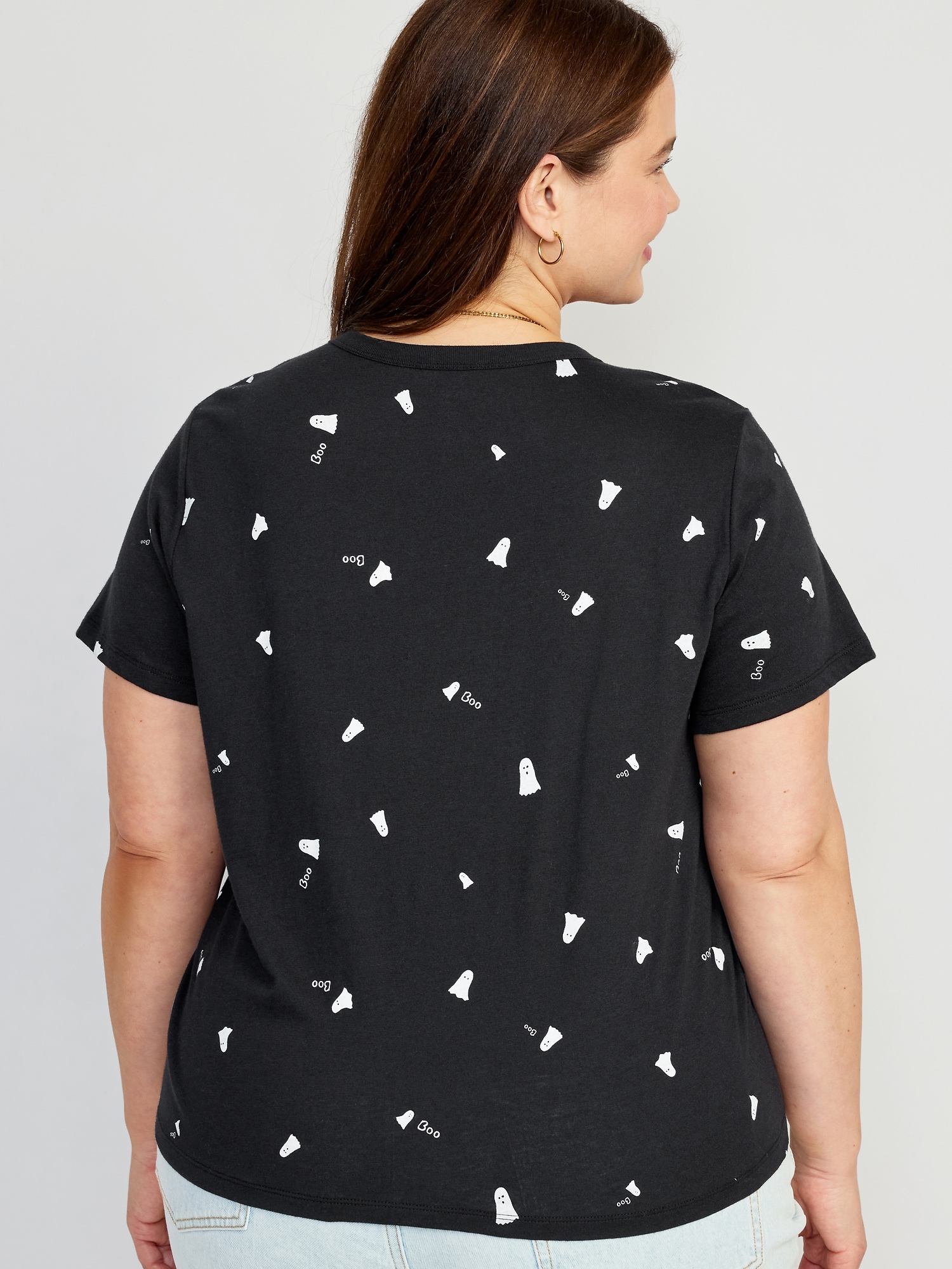 EveryWear Printed Crew-Neck T-Shirt for Women