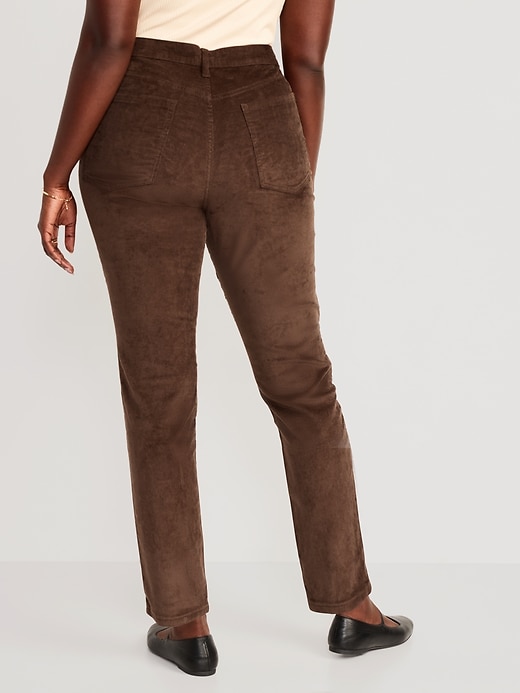 Image number 6 showing, High-Waisted OG Straight Corduroy Ankle Pants