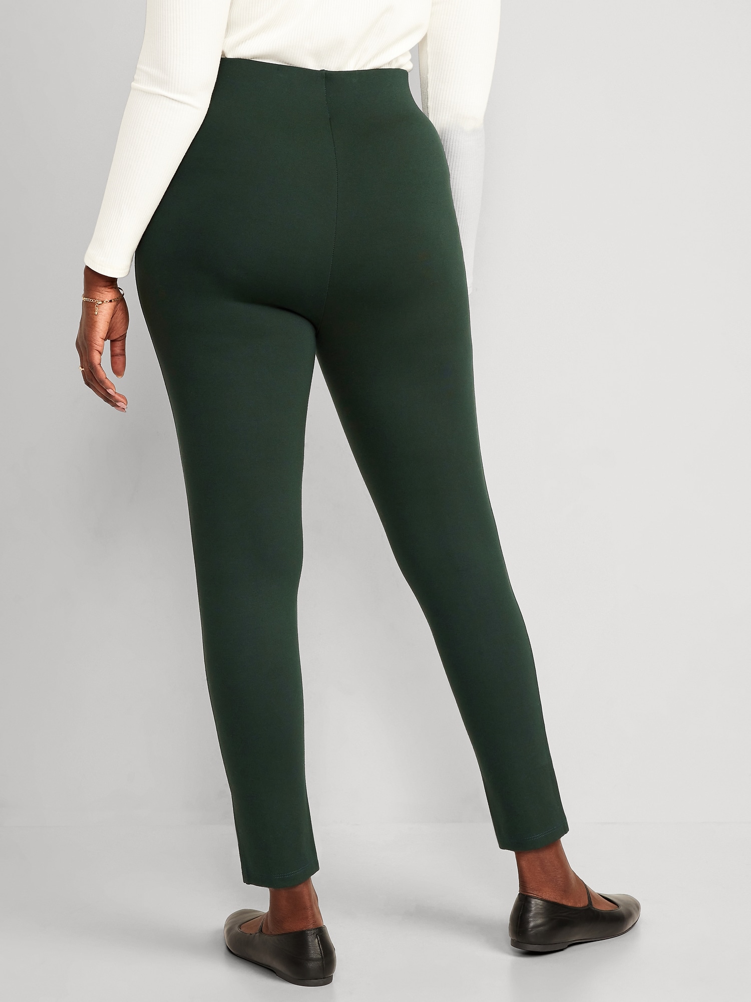 Old Navy Stevie High Rise Skinny Pants Green Size S petite - $25