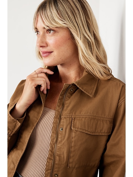 Image number 4 showing, Cinched-Waist Utility Jacket
