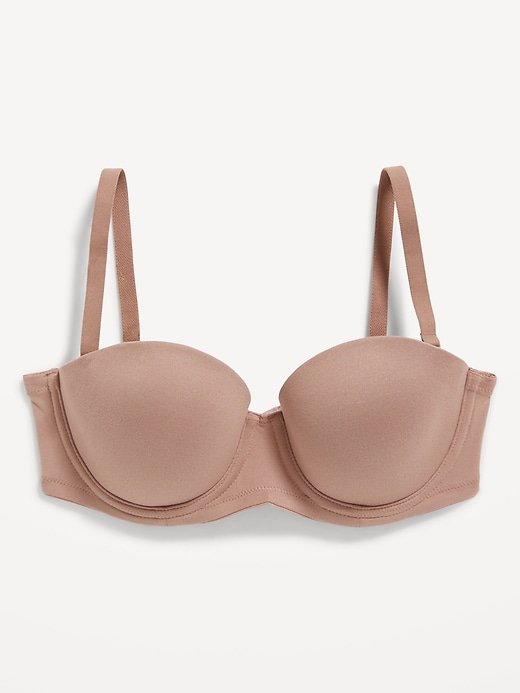 Kapley Nakans Bra for Women, Nakans Full Support Non-Slip Convertible  Bandeau Bra (as1, Cup_Band, Numeric_34, c, Beige) at  Women's  Clothing store