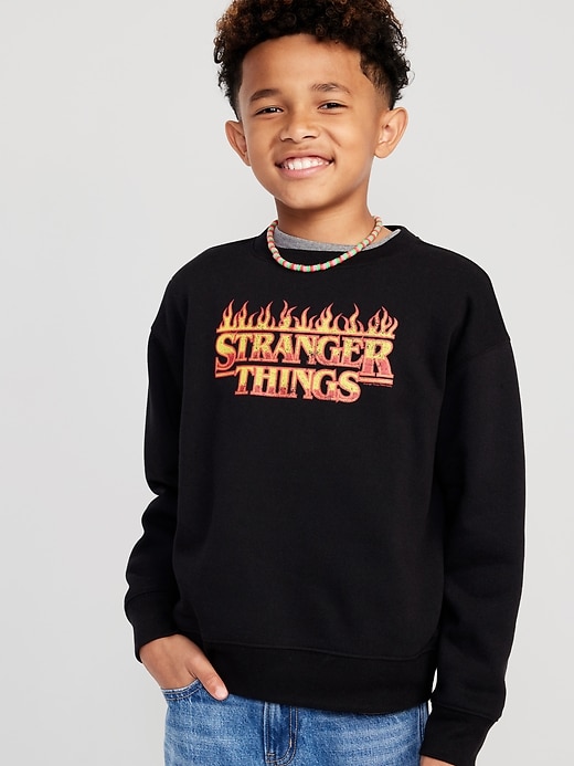 View large product image 1 of 3. Gender-Neutral Licensed Pop-Culture Sweatshirt for Kids