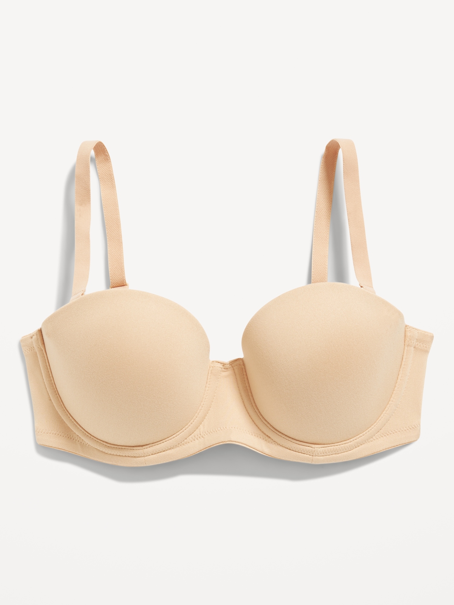 Convertible Multiway Strapless Bra Unlined Underwire Minimizer