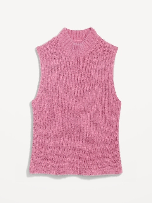 Image number 4 showing, Mock-Neck Eyelash Sweater