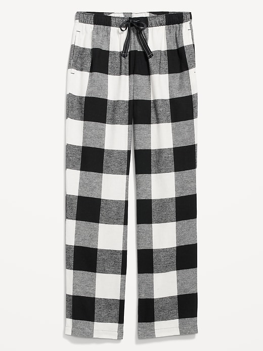 Image number 4 showing, Mid-Rise Flannel Pajama Pants