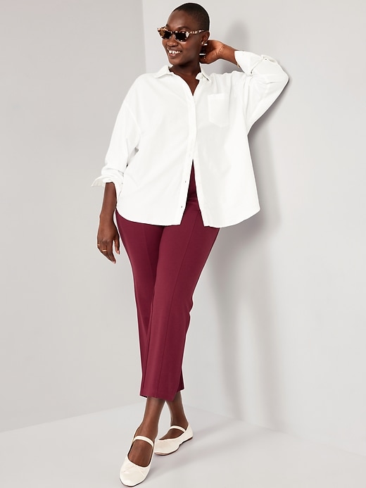 Image number 3 showing, Extra High-Waisted Stevie Straight Pants