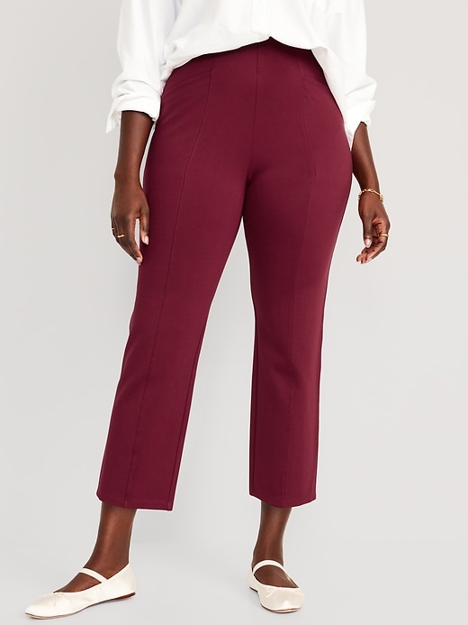 Extra High-Waisted Stevie Straight Taper Ankle Pants for Women | Old Navy