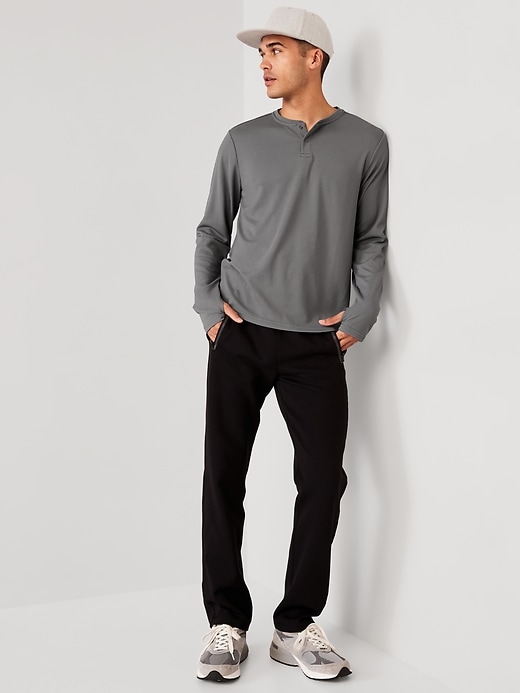Image number 3 showing, Long-Sleeve Thermal-Knit Performance Henley