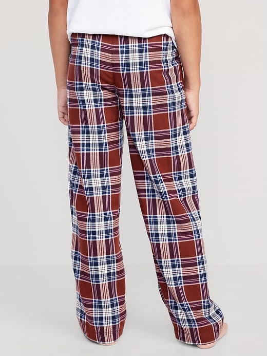 View large product image 2 of 4. Straight Printed Flannel Pajama Pants for Boys