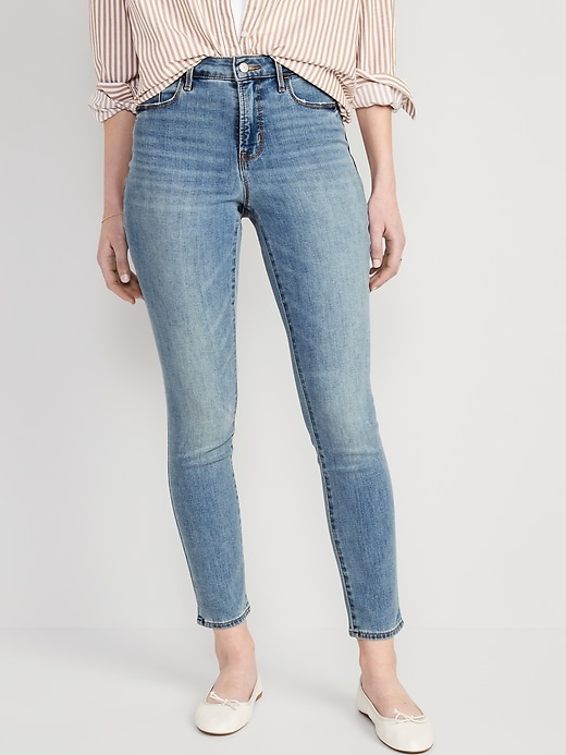 Image number 1 showing, High-Waisted Pop Icon Skinny Jeans for Women