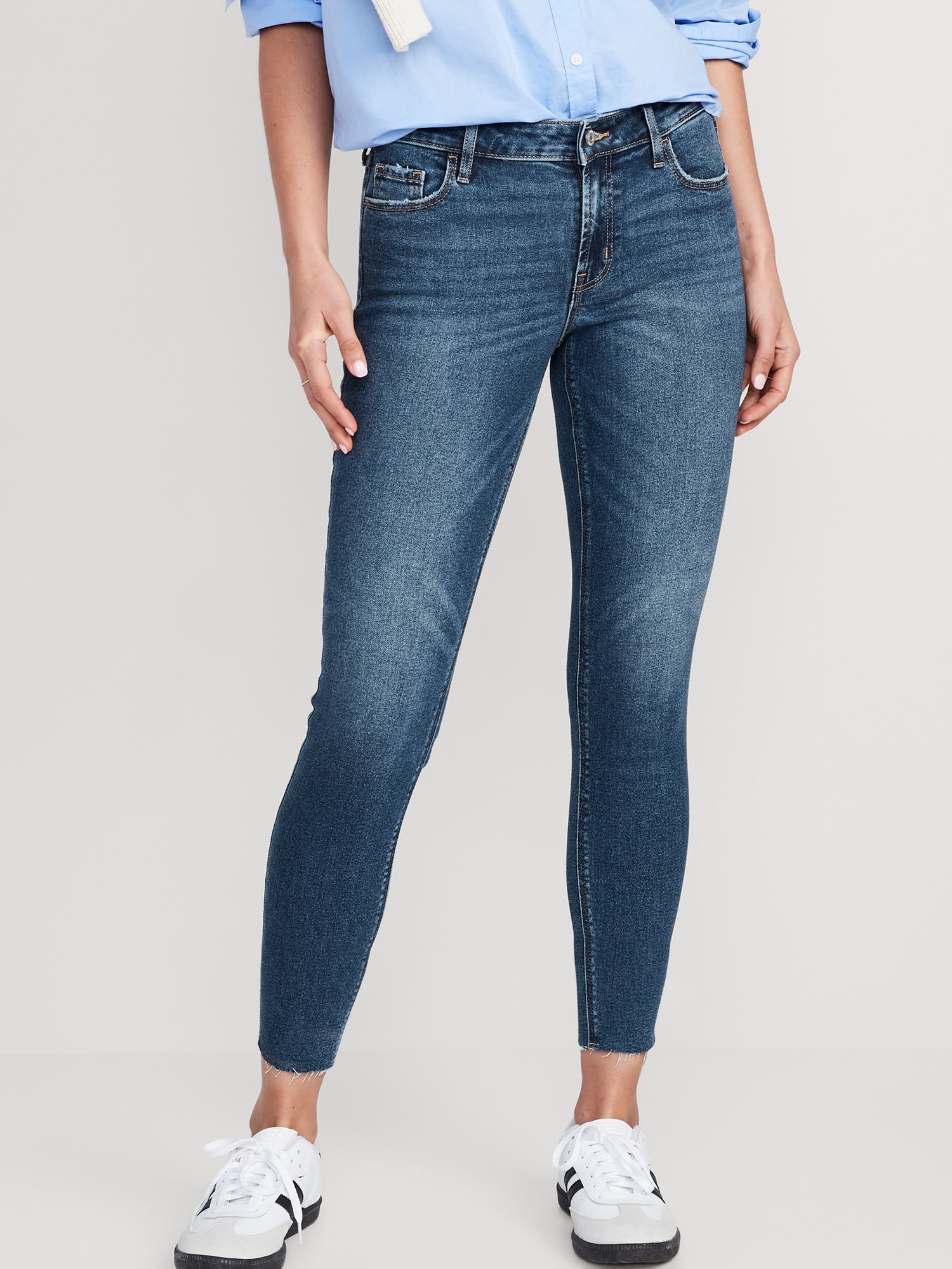 Super-Skinny Cut-Off Ankle Jeans for Women | Old Navy
