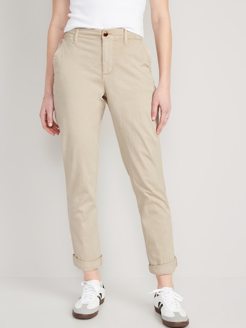 High-Waisted OGC Chino Pants - A Stone'S Throw