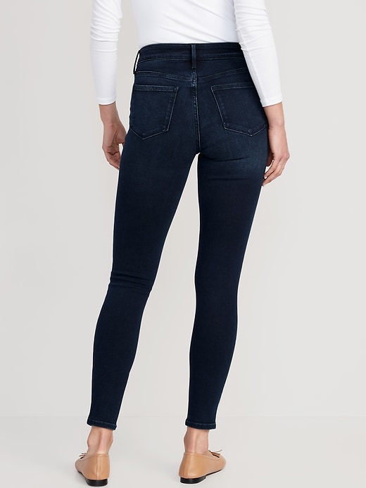 Image number 8 showing, High-Waisted Rockstar Super-Skinny Jeans for Women